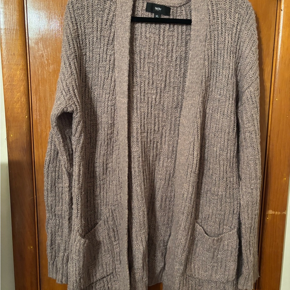 Moschino Taupe Knit Cardigan
